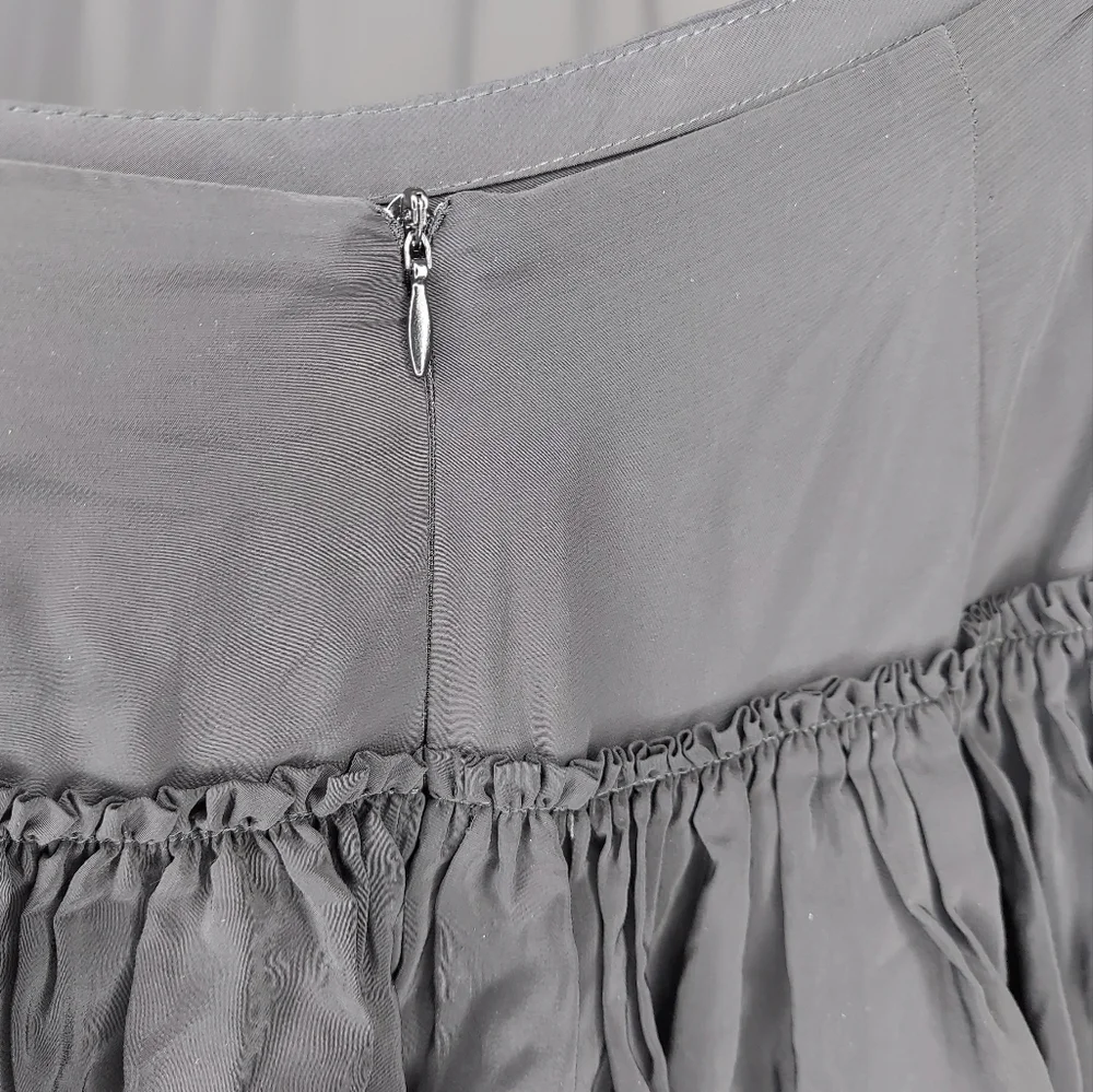 Zara Black Asymmetrical Skirt - Picture 4 of 8